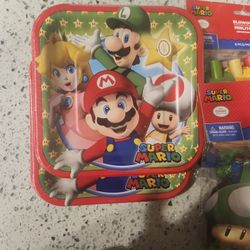 Mario Brother Plates