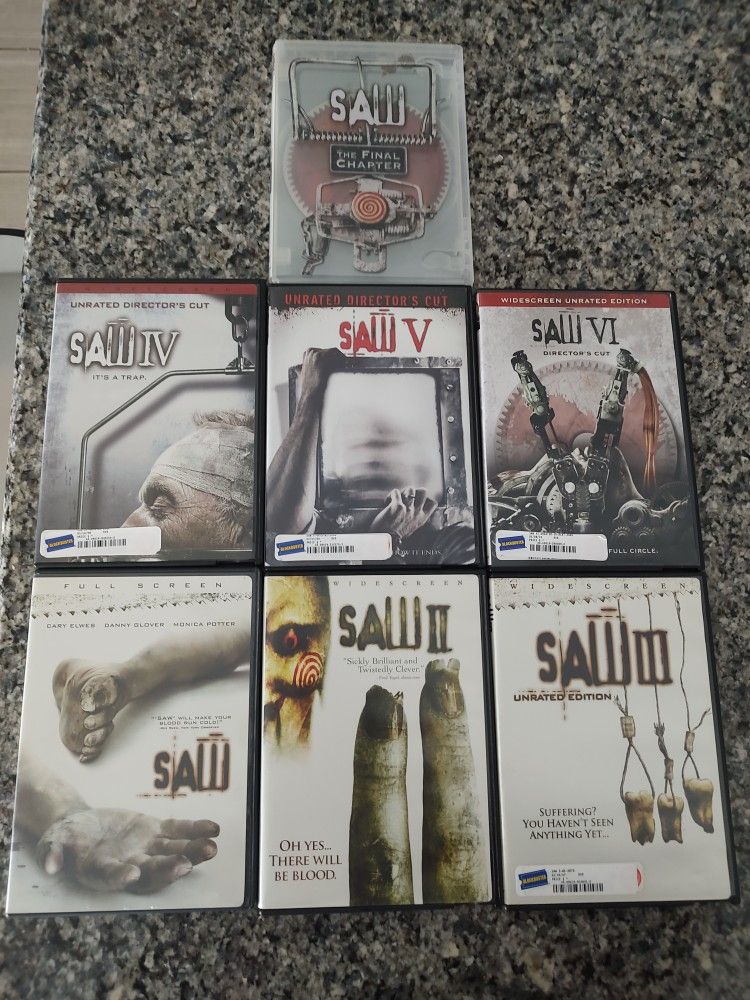 Saw DVD Collection All 7 Disc