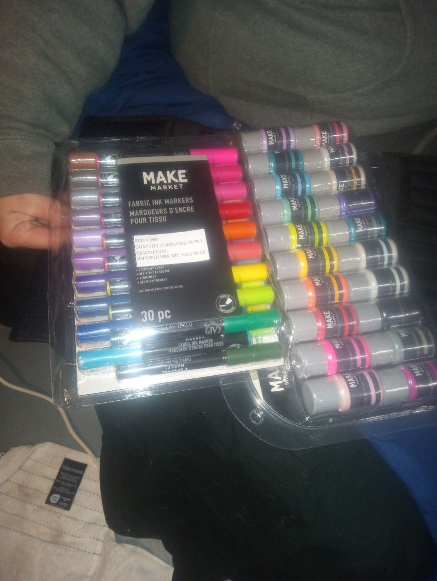 Fabric Markers And Fabric Paint