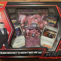 Pokémon Trading Card Game: Team Rocket’s Mewtwo ex Box