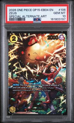 Zeus (SP) - Adventure on Kami's Island (OP15-EB04) PSA10