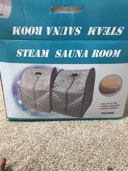 Portable folding steam sauna room