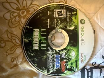 Aliens Predator Xbox 360 no case