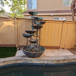 Hand Made 6 Foot Coper Water Fountain Indoor And Outdoor 
