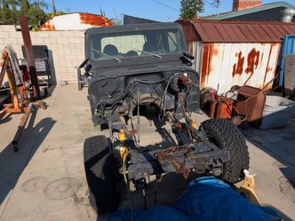 1980 Jeep CJ7 flat black