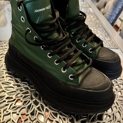 Alexander McQueen Tread Slick Boot (green)