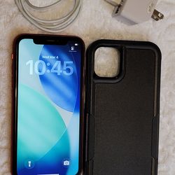 APPLE IPHONE 11 64 GIGABYTES IN RED COLOR PHONE IS UNLOCKED FOR ANY COMPANY CARRIER.