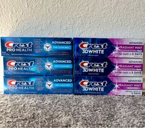 Crest Toothpaste 6/$15