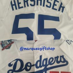 Men's Hershiser Dodgers Jerseys 