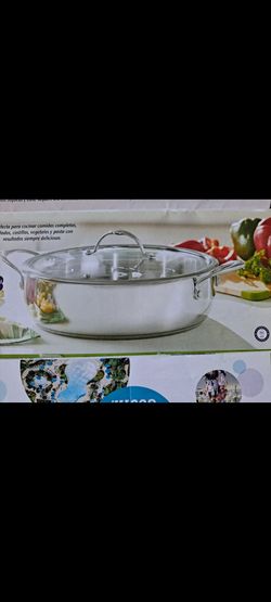 CASEROLA DE 5 QT CLÁSICA DE ACERO INOXIDABLE PRINCESS HOUSE ⚘️