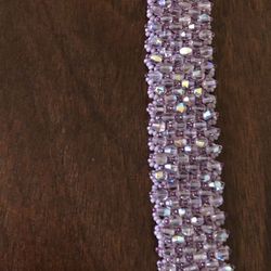 Bracelet 8” Large woven beads