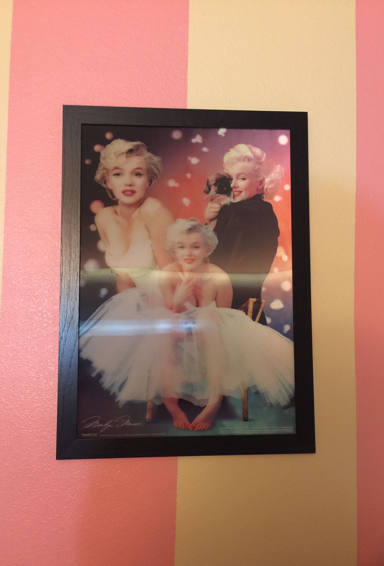 Large Marilyn Monroe 3D Photo Frame