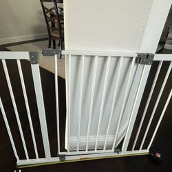 White Safety Gate 