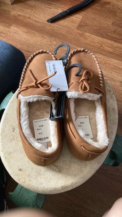 Moccasin Style Mens Indoor/Outdoor 11/12 Slippers 