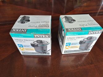 $10 each// Intex electric air pump in perfect condition like new