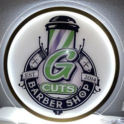 Signage Custom Barber Sign 