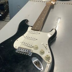 Black Strat Starcaster Guitar