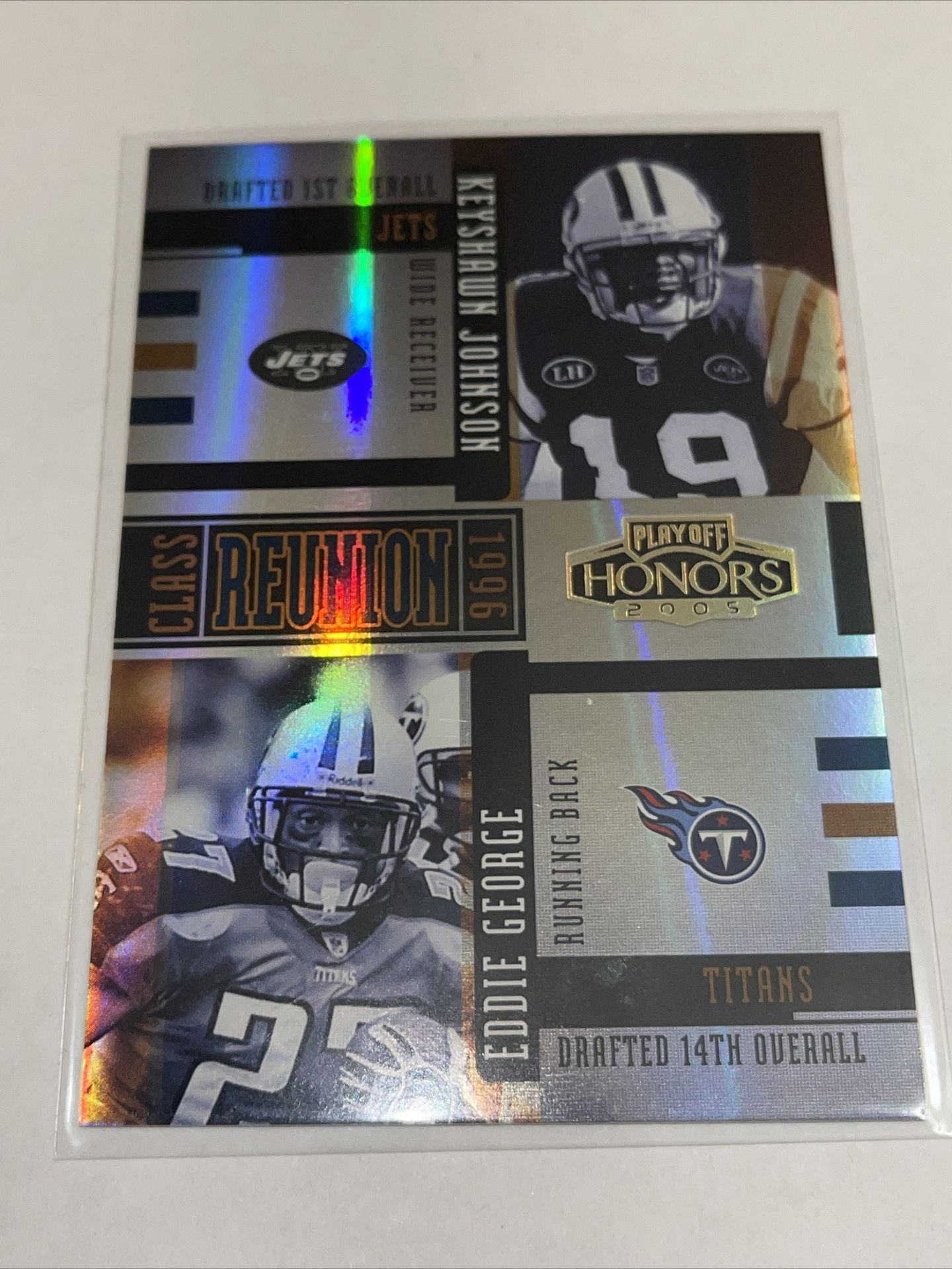 2005 Playoff Honors Class Reunion keyshawn johnson/eddie george #089/100