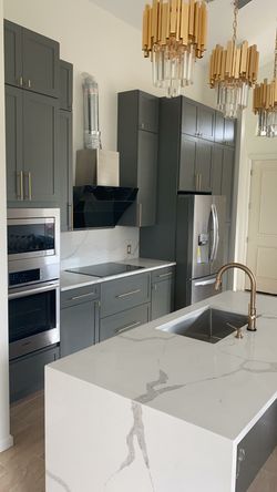 Quartz Countertops Blanco Brillante Excelente Calidad
