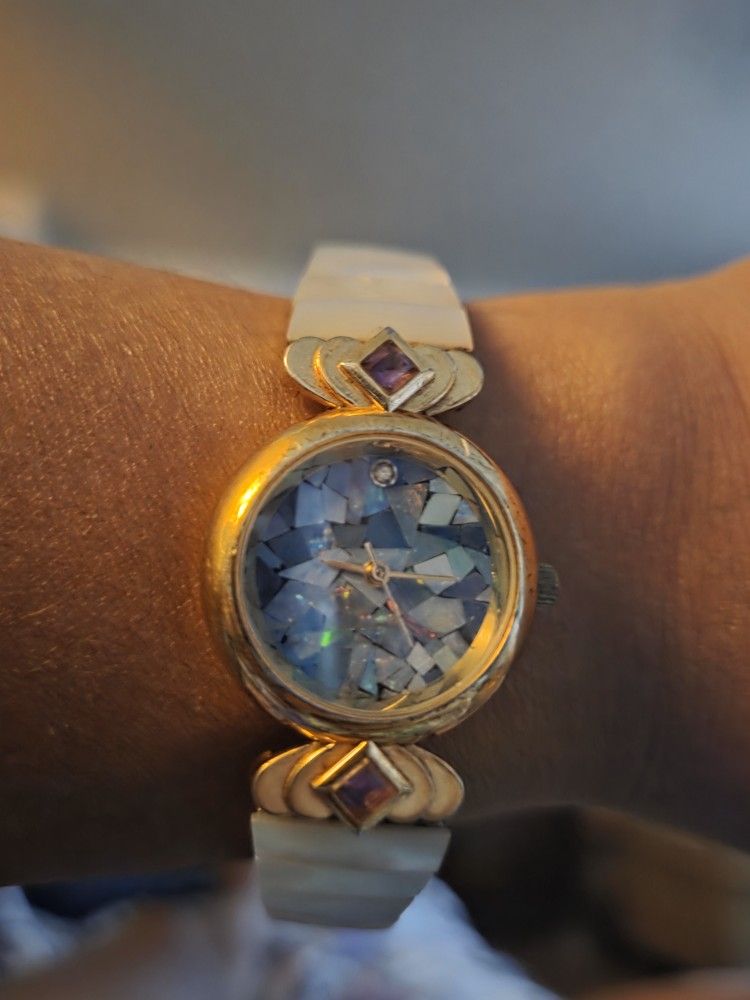 Vintage Lucoral Mosaic Face Women’s Watch
