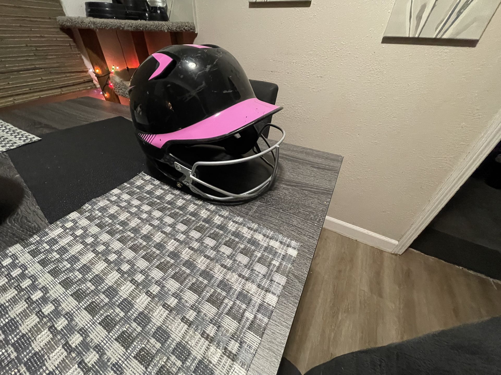 Pink softball Helmet