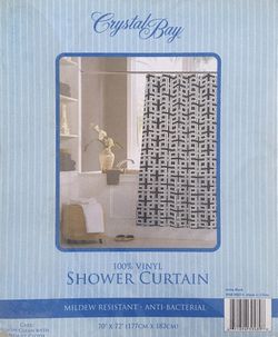 Two brand new shower curtains