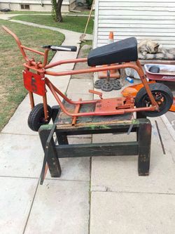 Mini Bike Frame with Seat and Wheels (ROLLER)