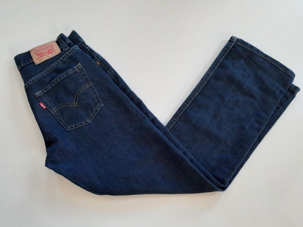 Levi's 514 boys blue denim jeans size14 reg 27x27