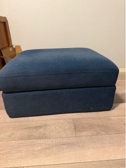 Blue Ottoman
