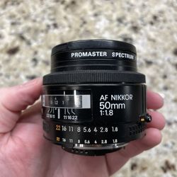 Nikon NIKKOR AF 50mm f/1.8 DLens - Black -b