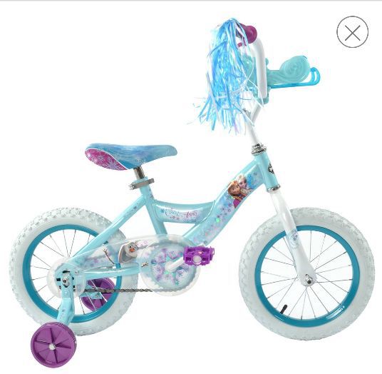 Huffy Disney Frozen Cruiser Bike with Sleigh - 14"