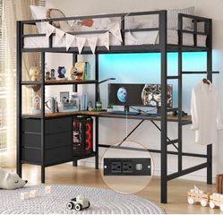 Bed/desk Never Used. Bought Wrong Bed And Ladder Was In Wrong Location For Daughters Room. 