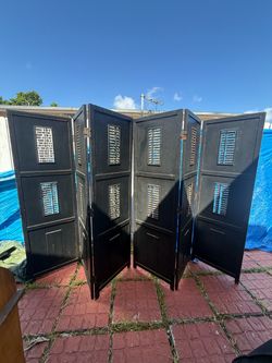 Wooden folding panels