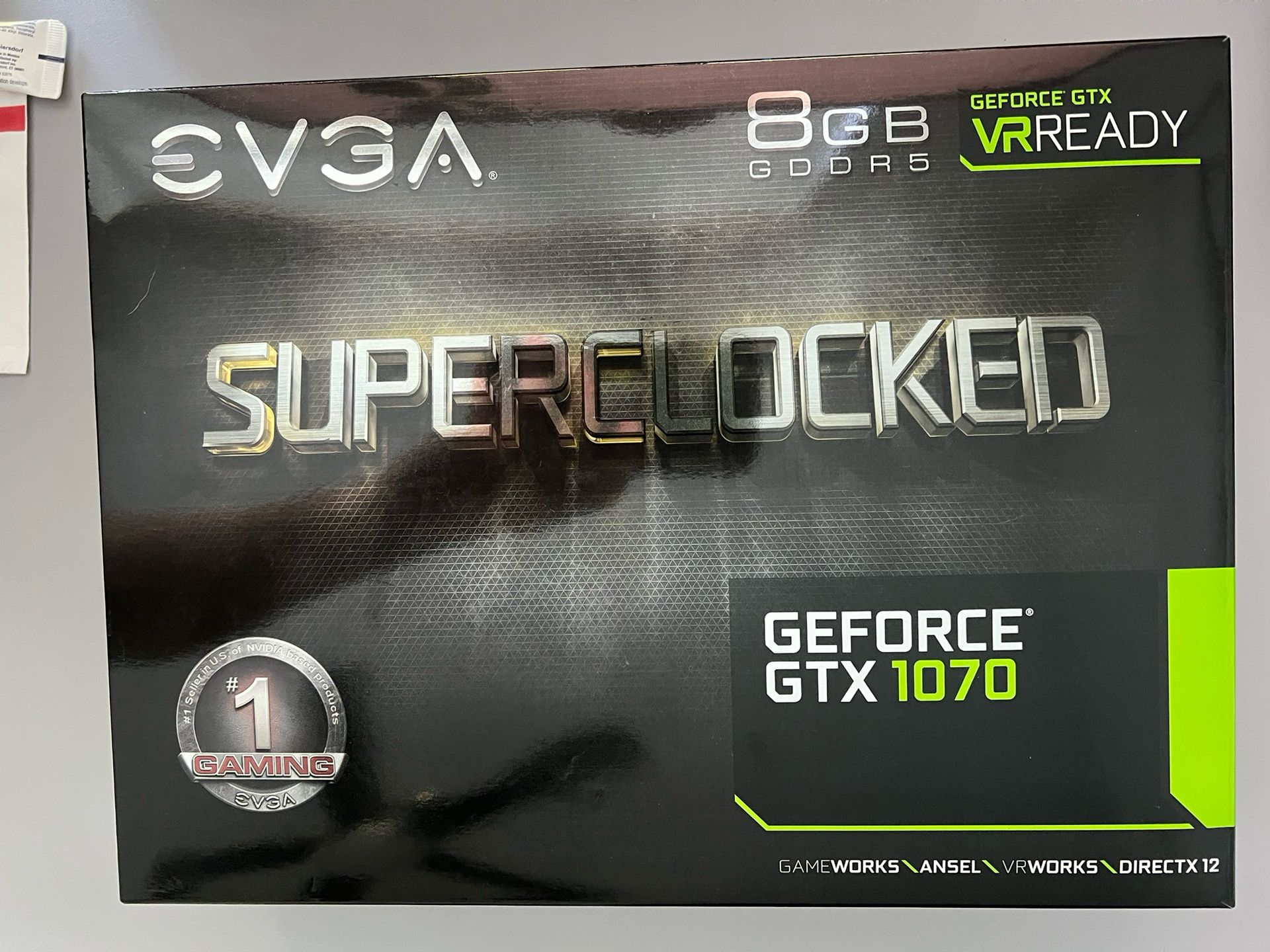 GeForce GTX 1070 - 8gb Super Clocked EVGA Graphics Card