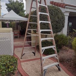 Ladder, 10 Foot, Used, Werner