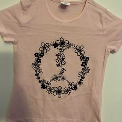 Kids Girls T-shirt Peace 