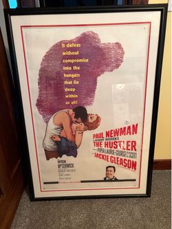 The Hustler Full Size Framed Movie Poster