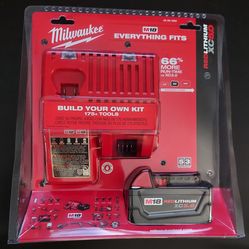 Milwaukee M18 Red Lithium XC5.0 Battery and Charger
