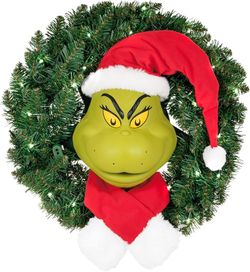 Grinch Christmas Wreath
