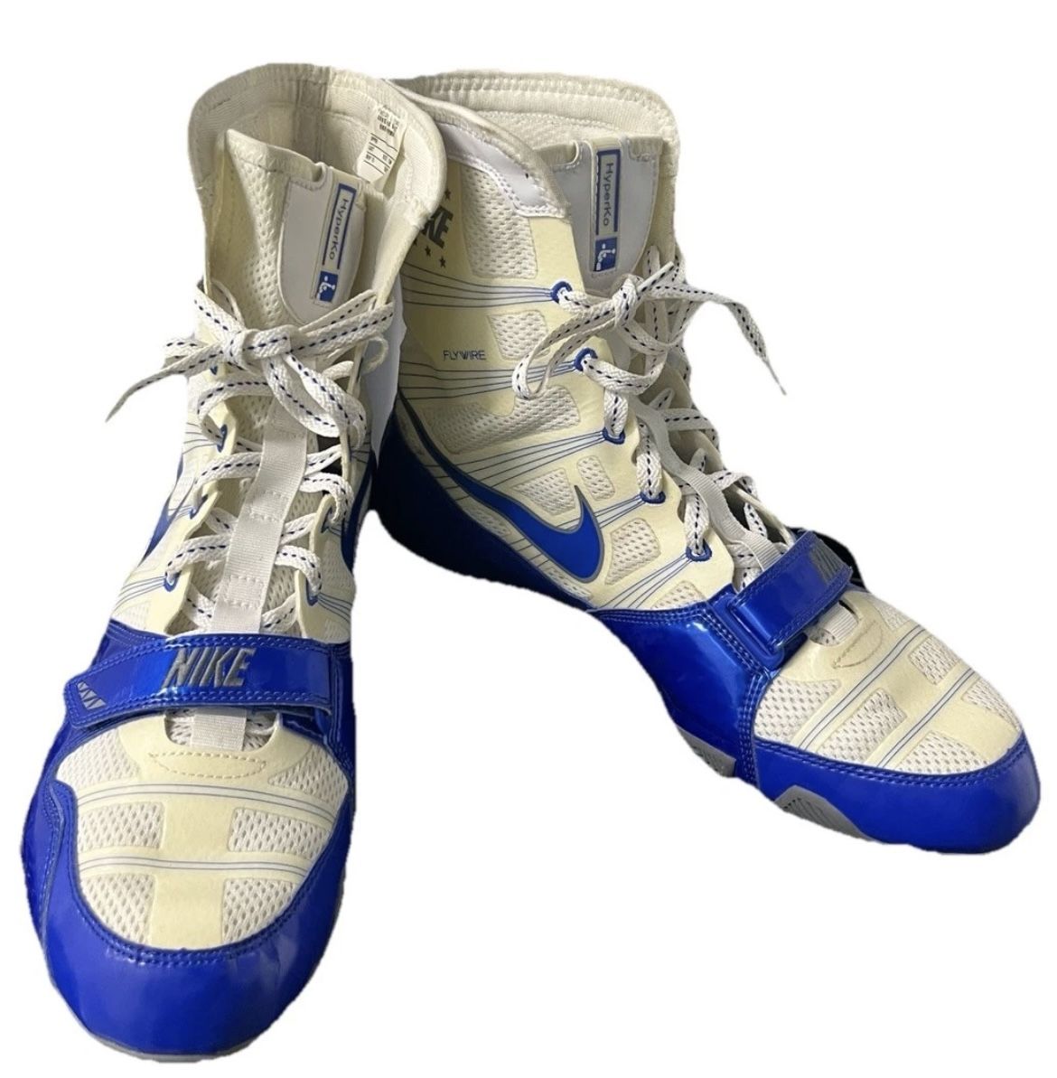 Rare Nike HyperKO 1 Boxing Shoes Blue And White Original Size 11 634923-104