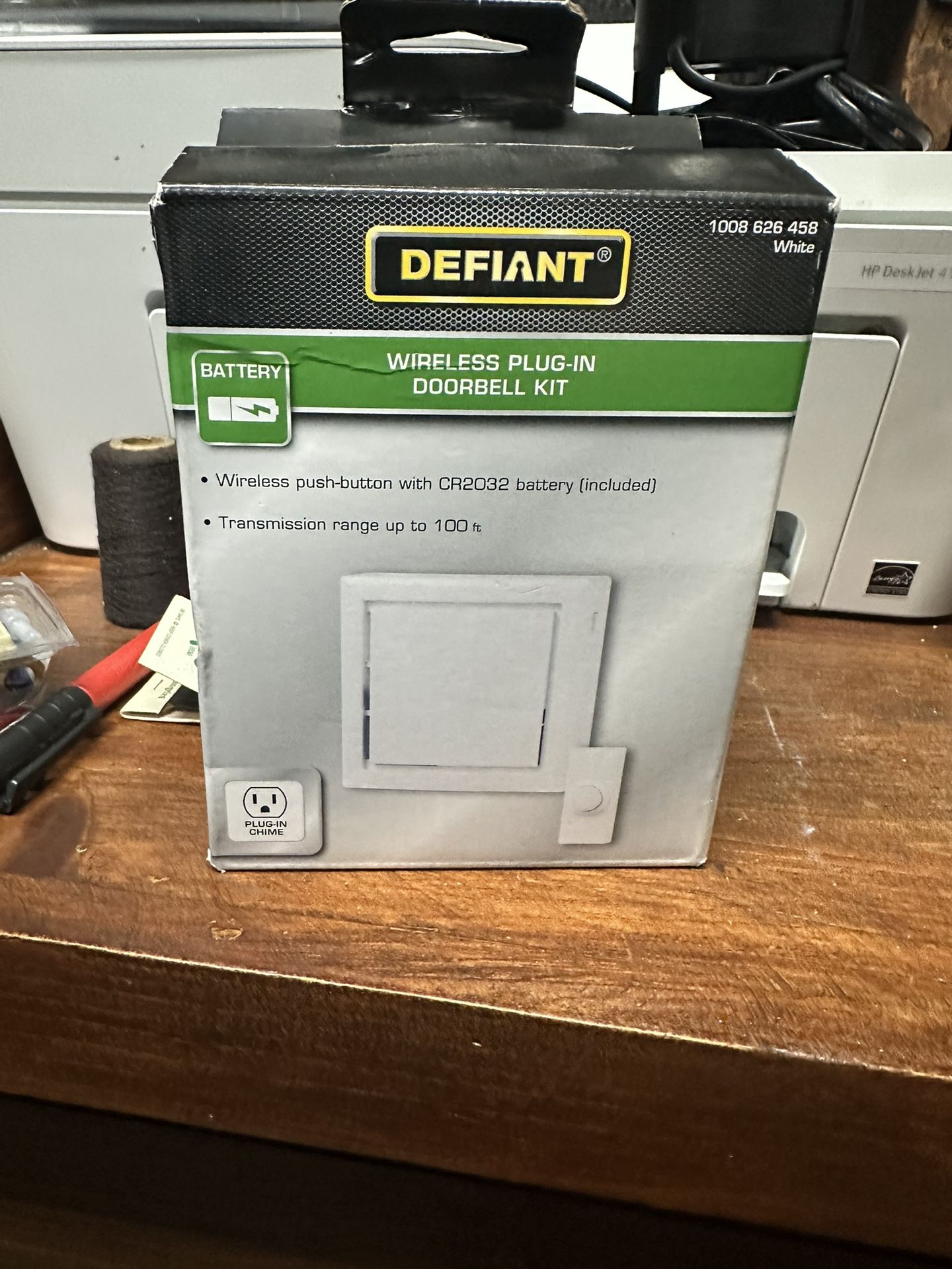 Defiant Wireless plug In Doorbell Kit