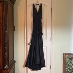 Formal Black Halter Dress