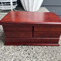 Jewelry box rings earrings bracelet organize mirror 