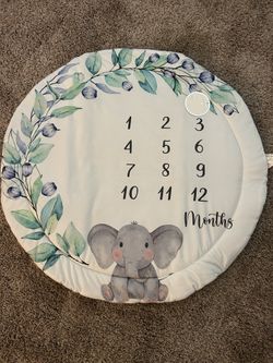 Elephant Baby Monthly Countdown
