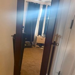 Mirror With jewelry Storage 