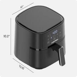 Air Fryer – 4 QT Compact Airfryer for Quick & Easy Meals in Minutes, Features Hi-Fry Technology for Extra Crisp, Touchscreen Controls with 4 Presets, 