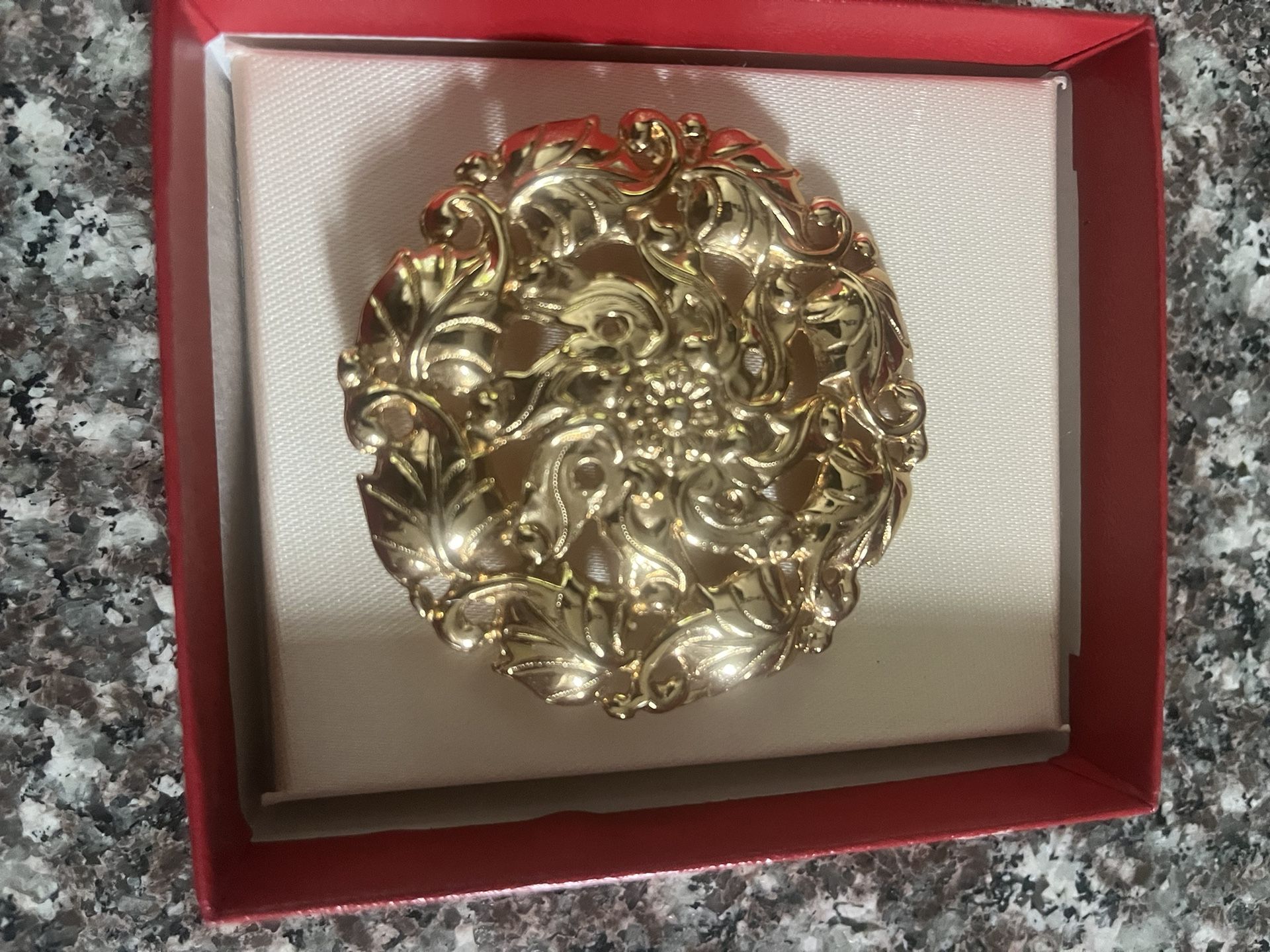 Gold Plated Vintage Brooch