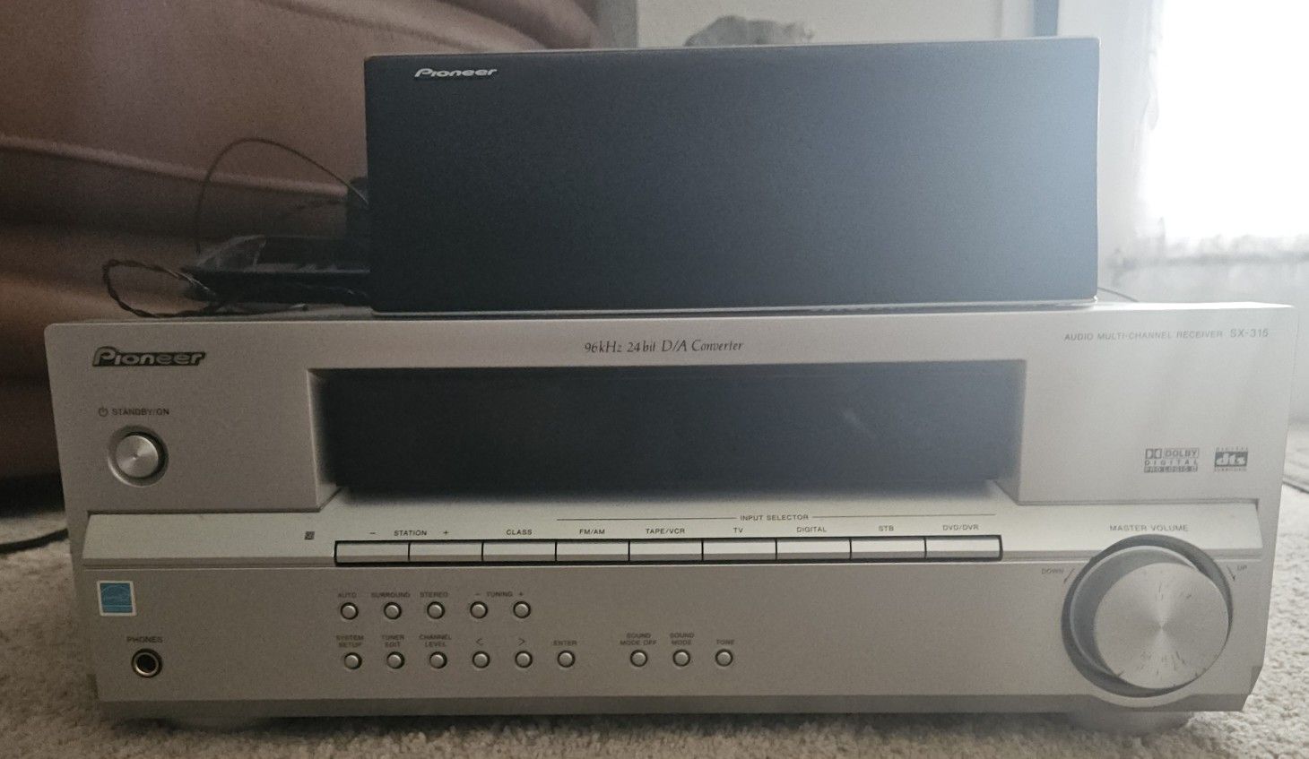 Pioneer SX 315 Audio Multi-Channel Receiver With Speaker