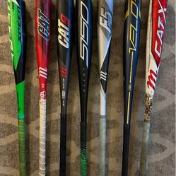 Lot Of Travel Baseball Bats