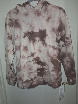 Lululemon "ALL YOURS"Tie Dye Hooded Sweatshirt OBJ, Size 6